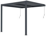 G21 Trenton 3x3 m bioklimatikus pergola, antracit alumínium (BP-G21-3x3x2,6)