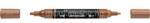 Faber-Castell Akril marker kétvégű MULTIMARK 252 Faber-Castell réz (FC185952) (FC185952)