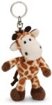 NICI Breloc Giraffa NICI 10cm - Culoare maroniu, cu inel metalic, cadou ideal (34422473)