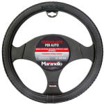  Kormányvédő Maranello 37-39cm Fekete Fehér Varrással (3890020)