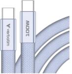 Verbatim USB Type C USB Type C SoftTouch Töltő/adatkábel 100W PD3.0 Lila 1.2m SP116275 (SP116275)