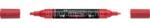 Faber-Castell Akril marker kétvégű MULTIMARK 219 Faber-Castell eper piros (FC185918) (FC185918)