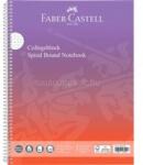 Faber-Castell Spirálfüzet A4 80lap kockás színátmenetes borítással Faber-Castell piros-lila (FC10183346) (FC10183346)
