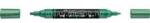 Faber-Castell Akril marker kétvégű MULTIMARK 295 Faber-Castell metál zöld (FC185995) (FC185995)