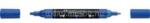 Faber-Castell Akril marker kétvégű MULTIMARK 120 Faber-Castell kék (FC185921) (FC185921)