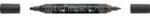 Faber-Castell Akril marker kétvégű MULTIMARK 199 Faber-Castell fekete (FC185999) (FC185999)