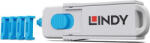 Lindy Port blocker Lindy 4xHDMI, material ABS, albastru (LY-40320)