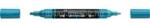 Faber-Castell Akril marker kétvégű MULTIMARK 292 Faber-Castell metál kék (FC185993) (FC185993)