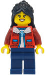 LEGO® Minifigurák Lány piros kabátban hol412 (hol412)