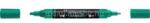 Faber-Castell Akril marker kétvégű MULTIMARK 358 Faber-Castell smaragdzöld (FC185958) (FC185958)