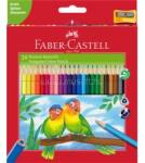 Faber-Castell Színes ceruza készlet háromszögletű + hegyező Junior papagáj Faber-Castell 24klf. szín (FC120524) (FC120524)