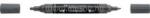 Faber-Castell Akril marker kétvégű MULTIMARK 181 Faber-Castell Payne-szürke (FC185981) (FC185981)