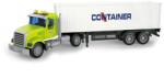 Wiky Camion cu remorcă cu container cu mecanism inerțial și efecte 48 cm (WKW049416)