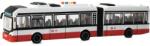 WENYI CAR - 1: 16 Autobuz articulat - roșu cu inerție și sunete (SK31SY-73163-1-Red)