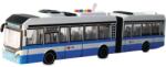 WENYI CAR - 1: 16 Autobuz articulat - albastru cu mecanism de inerție și sunete (SK31SY-73163-1-Blue)