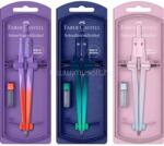 Faber-Castell Műszaki körző készlet gyorsállítóval STREAM Flow Edition+kiegészítőkkel színátmenet vegy. szín Faber-Castell (FC174556) (FC174556)