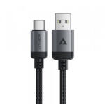 ACEFAST USB-A - USB-C kábel Acefast C20-04, 18W, 2.4A, 1.2m, fekete