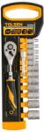 TOLSEN TOOLS Set TOLSEN de chei cu clichet de 1/4" și capete, 14 piese (15150) Trusa unelte