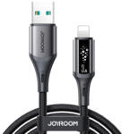 JOYROOM USB-A - Lightning kábel Joyroom S-A60 StarTalk, 18W, 3A, 1.2m, fekete
