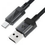 ACEFAST USB-A - USB-C kábel Acefast C12-04, 18W, 2.4A, 1.2m, fekete