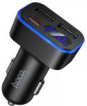 hoco. Autós töltő Hoco Z63A kijelzővel, 42W, 3A, 1 x USB-C - 2 x USB-A, fekete