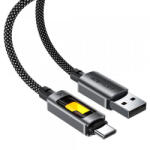 ACEFAST USB-A - USB-C kábel Acefast C21-04, 18W, 2.4A, 1.2m, fekete