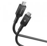 Spigen USB-C - USB-C kábel Spigen EB24012CC, 240W, 1, 2m, fekete ACA09461