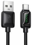 hoco. USB-A - USB-C kábel Hoco U146, 36W, 3A, 1.2m, fekete