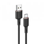 ACEFAST USB-A - USB-C kábel Acefast C2-04, 18W, 2.4A, 1.2m, fekete