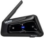 LEXIN MTX Mesh 3.0 motoros sisak intercom, Bluetooth 5.0 headset, CVC és DSP zajszűrés, IP67 vízálló, Multi-Audio funkció, 1 db