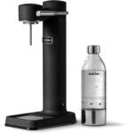 AARKE Carbonator 3 Szénsavazó Gép Rozsdamentes Acél Fekete Kivitel 800 ml BPA-mentes PET Palackkal Sodastream 60L Hengerekkel Kompatibilis