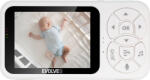 EVOLVEO Baby Monitor N35, 3.5" videós bébiőr, VOX funkcióval, hőmérővel, rózsaszín