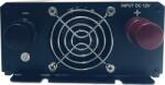 Eurocase Feszültségváltó 12V DC-ről 230V AC-re, 1500W, 2 Schuko aljzat