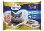PreVital tonhal-pisztráng tasakos macskáknak 4 x 85 g