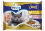 PreVital Csirke-Pulyka tasak macskáknak 4 x 85 g