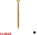 Klimas WKCS-30040 SF szerkezetépítő-faipari csavar, sárg. horganyzott, RM - 3x40 (WKCS-30040)