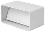 EUROPLAST Lapos légcsatorna toldó visszacsapó szeleppel 55x110mm (KV)