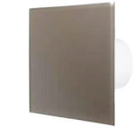 Dospel Veroni Glass 100 WC szellőztető ventilátor, időzítővel, bézs előlappal, 100mm csonkkal (007-7609C)