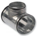 CAIROX TDG fém légcsatorna T idom gumi tömítéssel 315/315 (C010421315315)