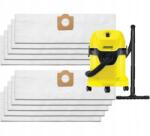 Prime3 10x Porzsák Karcher WD3 SE4001 WD2 Plus Kwd V-17 V-15 V12 Porszívóhoz (10x WORKI DO ODKURZACZA KARCHER WD3 WD2)