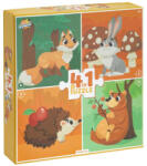 CCG Állatos Forest 4 az 1-ben puzzle (CCG400001B)