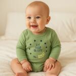 Rainy Body pentru bebeluși cu mânecă lungă 48-86 cm. Eat, Sleep. . . pădure