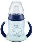 Nuk Biberon pentru bebeluși cu duză din silicon pentru suc, 6-18 luni, Glow in the Dark 215.326