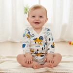 Rainy Body pentru bebeluși cu închidere laterală 56 - 80 cm. Excavatoare