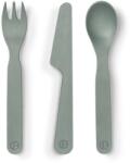 Elodie Tacâmuri PLA Pebble Green Set pentru masa bebelusi