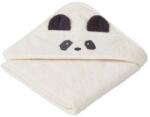 Liewood Prosop de baie pentru bebeluși Albert Hooded Towel Panda Creme De La Creme