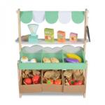 Moni Supermarket din lemn cu set de produse - 4425 107906