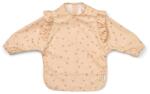 Liewood Bavețică pentru bebeluși cu mâneci Merle Ruffle Cape Bib Mini Butterfly/Apple Blossom Bavata