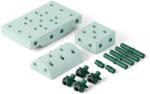 MODU Set pentru joacă activă cu cuburi Curiosity 14 module Ocean Mint/Forest Green