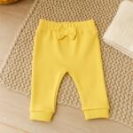 Rainy Pantaloni lungi pentru bebeluși 62-92 cm galben